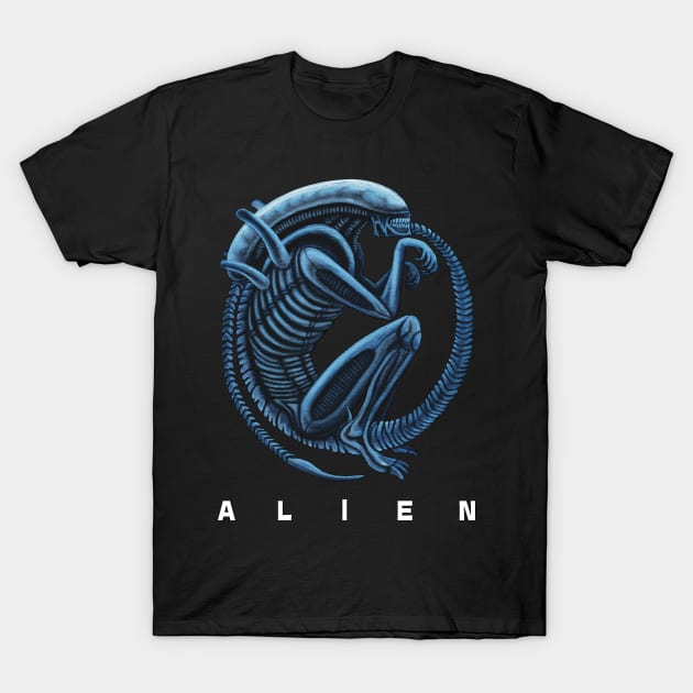 Xenomorph In Stasis T-Shirt by SPACE ART & NATURE SHIRTS 